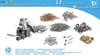 Packing machine for 10 kinds of hardware mixing in one bag