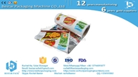 Packaging wrapping material plastic pouch roll film with colorful and strong printing